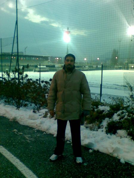 the stadium